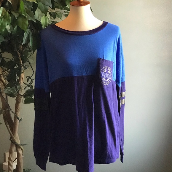 PINK Victoria's Secret Tops - EUC PINK Long Sleeved Tee